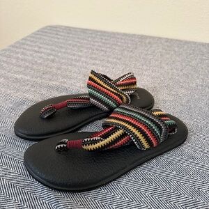 SANUK - Tribal Printed Thong Sandals